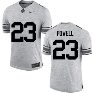 Men's Ohio State Buckeyes #23 Tyvis Powell Gray Nike NCAA College Football Jersey Colors RJV6844IK